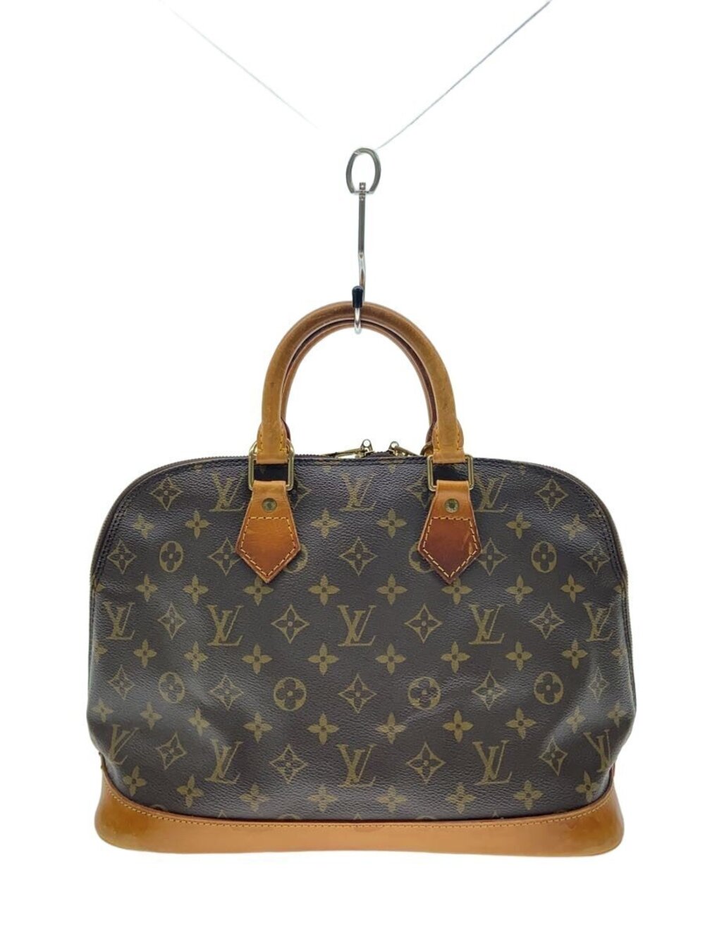 LOUIS VUITTON Alma Monogram Canvas Brown